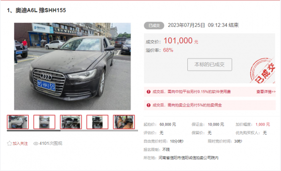 罰沒(méi)涉案車輛處置拍賣會(huì)